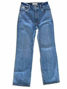 Abercrombie And Fitch 90s Relaxed  High Rise Curve Love Jeans Womens 26 Short